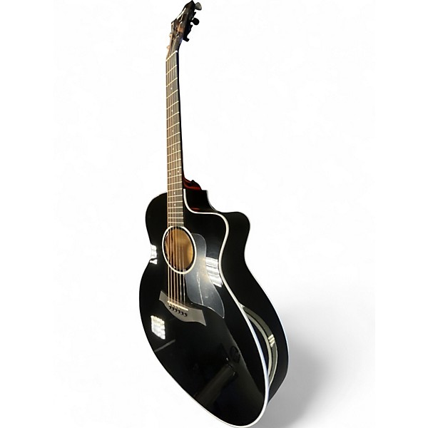 Used Taylor 214CE Plus Black Acoustic Electric Guitar