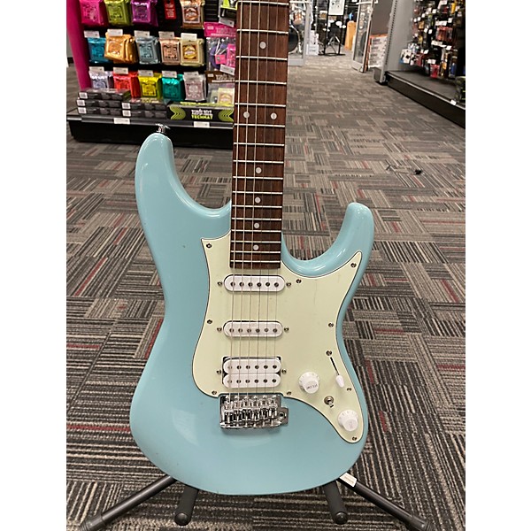 Used Ibanez AZES40 Blue Solid Body Electric Guitar