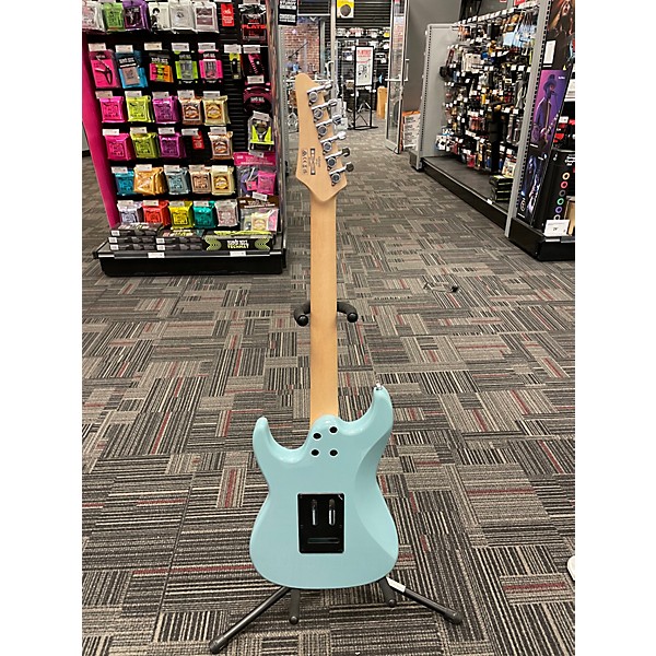 Used Ibanez AZES40 Blue Solid Body Electric Guitar