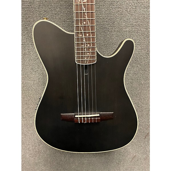 Used Ibanez TOD10N Tim Henson Black Classical Acoustic Electric Guitar