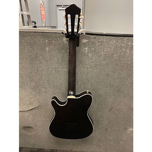 Used Ibanez TOD10N Tim Henson Black Classical Acoustic Electric Guitar