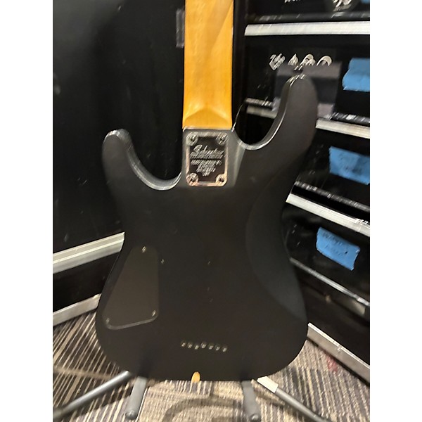Used Schecter Guitar Research Damien 7 String Black Solid Body Electric Guitar