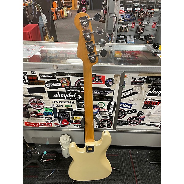 Used Squier Squier II Precision Bass Olympic Pearl Electric Bass Guitar
