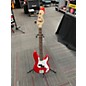 Used Squier Mini P Bass Dakota Red Electric Bass Guitar thumbnail