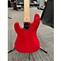 Used Squier Mini P Bass Dakota Red Electric Bass Guitar