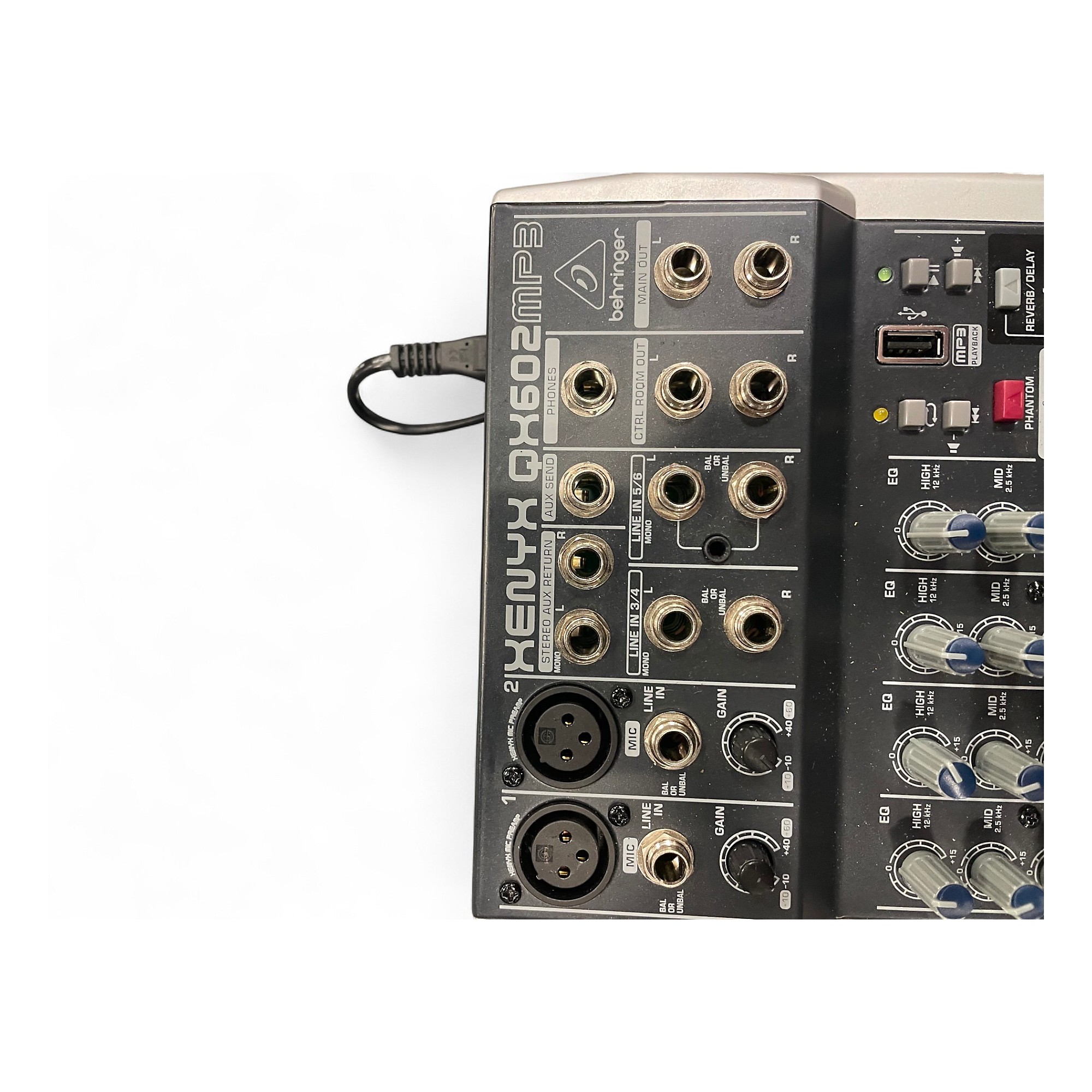 Used Behringer XENYX QX602MP3 Powered Mixer | Guitar Center