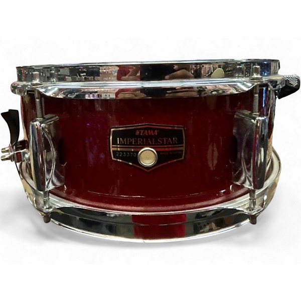 Used TAMA 13X6 Imperialstar Snare Red Sparkle Drum