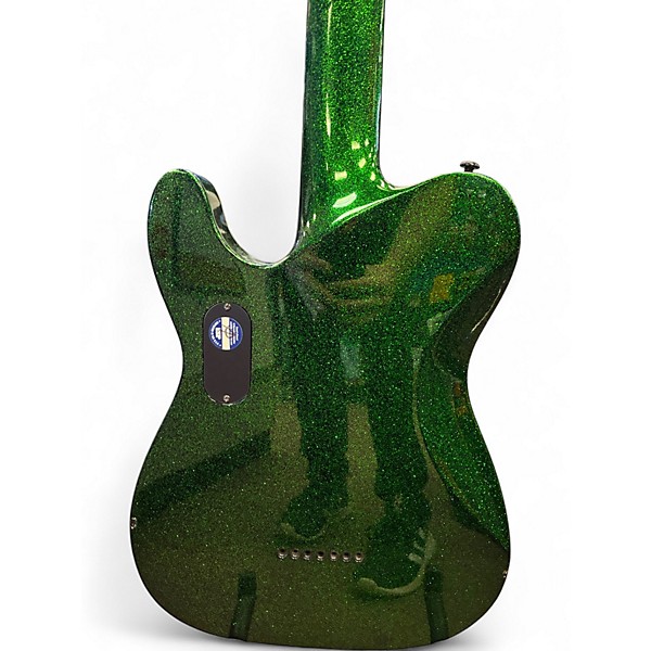 Used ESP LTD SCT607B Stephen Carpenter Signature 7 String Green Solid Body Electric Guitar