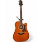 Used Epiphone DR500MCE Masterbuilt Vintage Natural Acoustic Electric Guitar thumbnail
