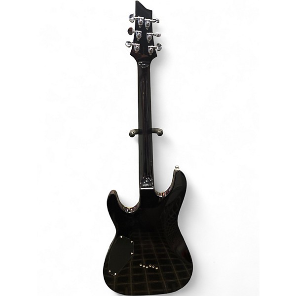 Used Schecter Guitar Research C1 Plus Black Solid Body Electric Guitar