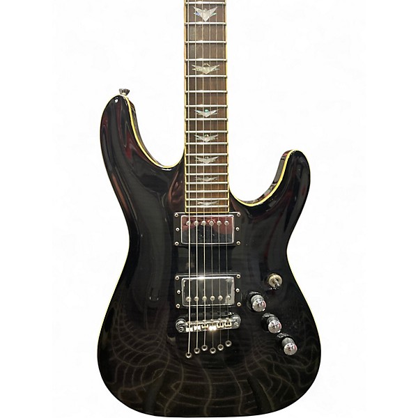 Used Schecter Guitar Research C1 Plus Black Solid Body Electric Guitar