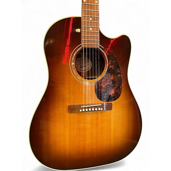 Used Gibson J15 EC Vintage Sunburst Acoustic Electric Guitar