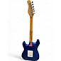 Used G. Burton DOUBLECUT Ice Blue Metallic Solid Body Electric Guitar