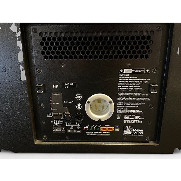 Used Meyer Sound 700-HP ultra-high-power double 18" subwoofer Powered Subwoofer