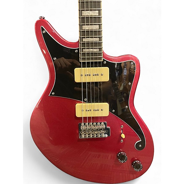 Used D'Angelico Premier Bedford SS Wine Red Solid Body Electric Guitar