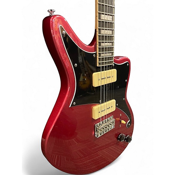 Used D'Angelico Premier Bedford SS Wine Red Solid Body Electric Guitar