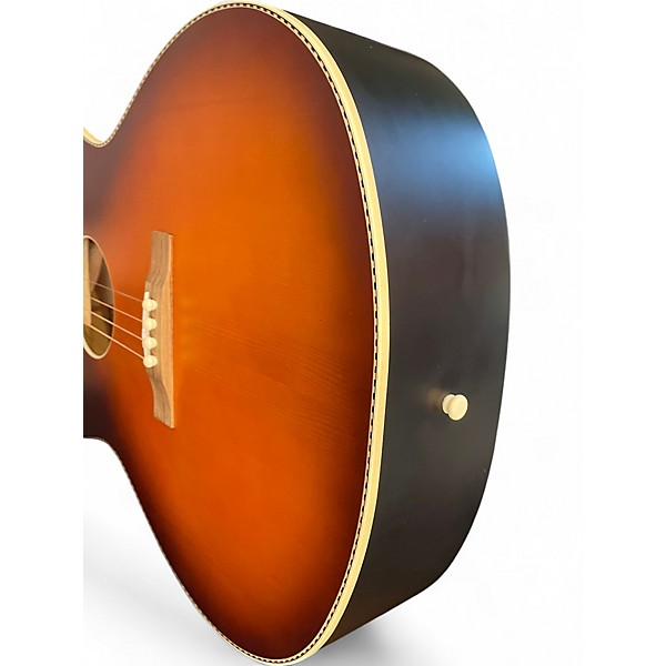 Used Recording King Dirty 37 Tenor 2 Color Sunburst Acoustic Guitar
