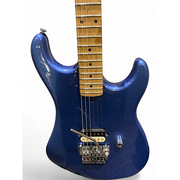 Used Kramer 1984 Electron Blue Metallic Solid Body Electric Guitar
