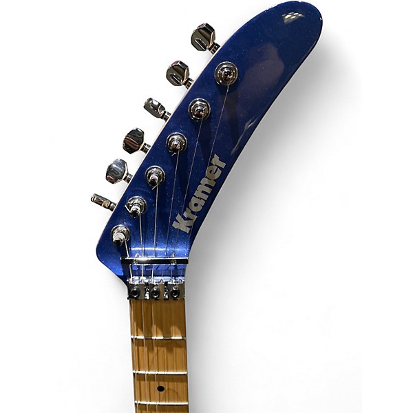 Used Kramer 1984 Electron Blue Metallic Solid Body Electric Guitar