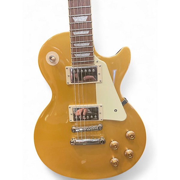 Used Epiphone Les Paul Standard Gold Top Solid Body Electric Guitar