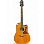 Used Epiphone DR500MCE Masterbuilt Natural Acoustic Electric Guitar thumbnail