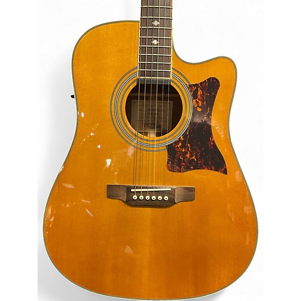 Used Epiphone DR500MCE Masterbuilt Natural Acoustic Electric Guitar