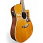 Used Epiphone DR500MCE Masterbuilt Natural Acoustic Electric Guitar
