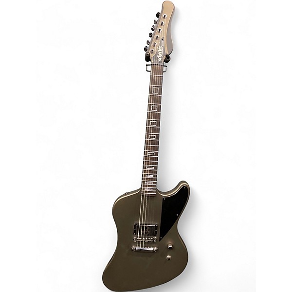 Used Schecter Guitar Research PAUL WILEY NOIR Satin Black Solid Body Electric Guitar