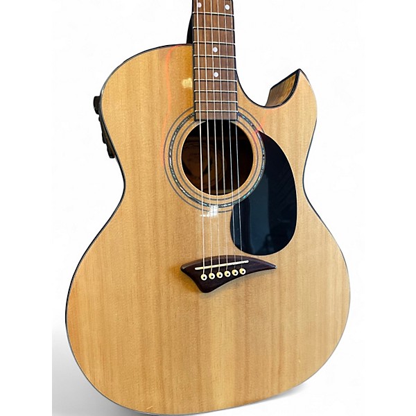 Used Dean AK48F Natural Acoustic Electric Guitar