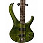 Used Ibanez BTB570FM Trans Green Electric Bass Guitar