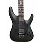 Used Schecter Guitar Research Damien 6 FR Black Solid Body Electric Guitar