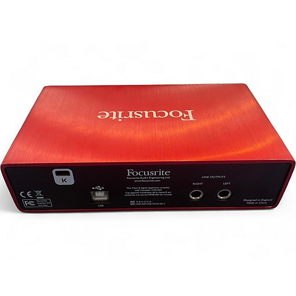 Used Focusrite Scarlett 2i2 Gen 2 Audio Interface
