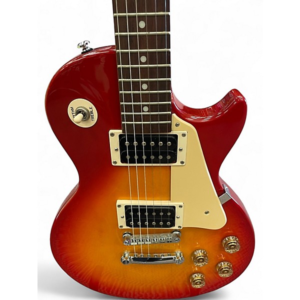 Used Epiphone Les Paul 100 Bolt On Cherry Sunburst Solid Body Electric Guitar
