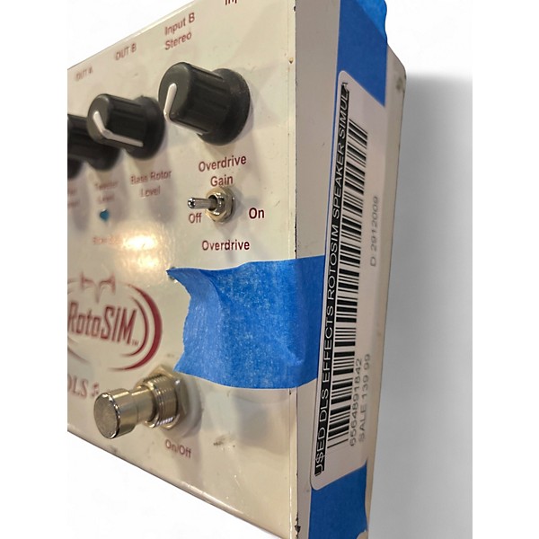 Used DLS Effects Rotosim Speaker Simulator Effect Pedal
