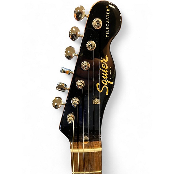 Used Squier Classic Vibe '60s Telecaster Custom SH Black Solid Body Electric Guitar