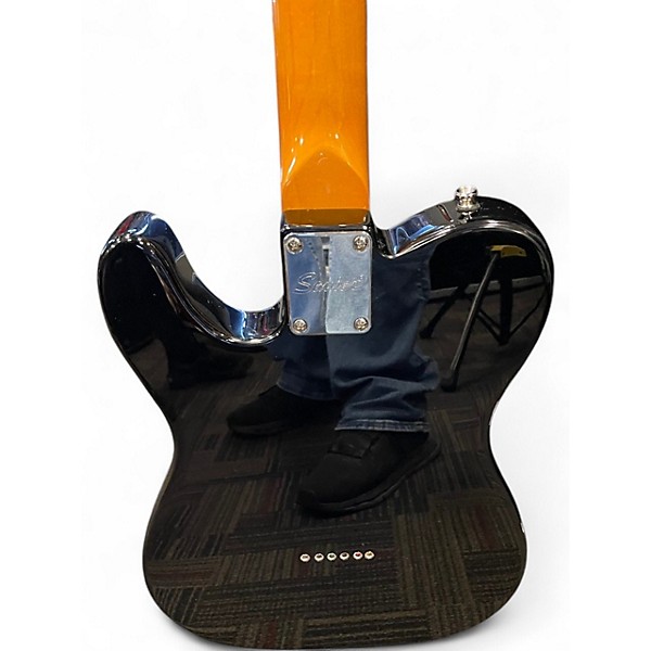 Used Squier Classic Vibe '60s Telecaster Custom SH Black Solid Body Electric Guitar