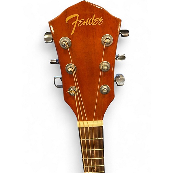 Used Fender FA135CE Concert All Mahogany Natural Acoustic Electric Guitar