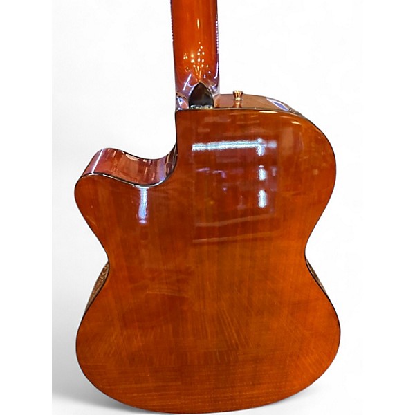 Used Fender FA135CE Concert All Mahogany Natural Acoustic Electric Guitar