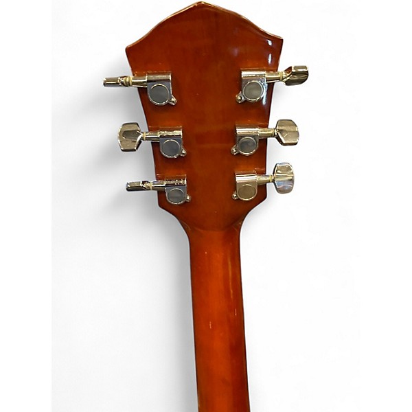 Used Fender FA135CE Concert All Mahogany Natural Acoustic Electric Guitar