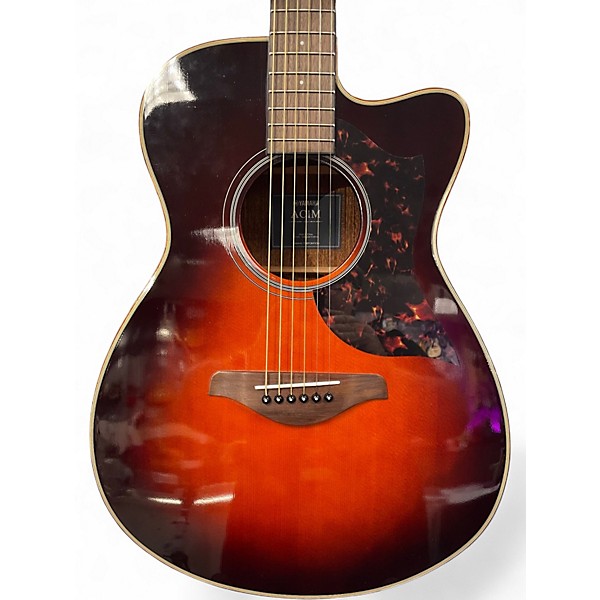 Used Yamaha AC1M 2 Color Sunburst Acoustic Electric Guitar