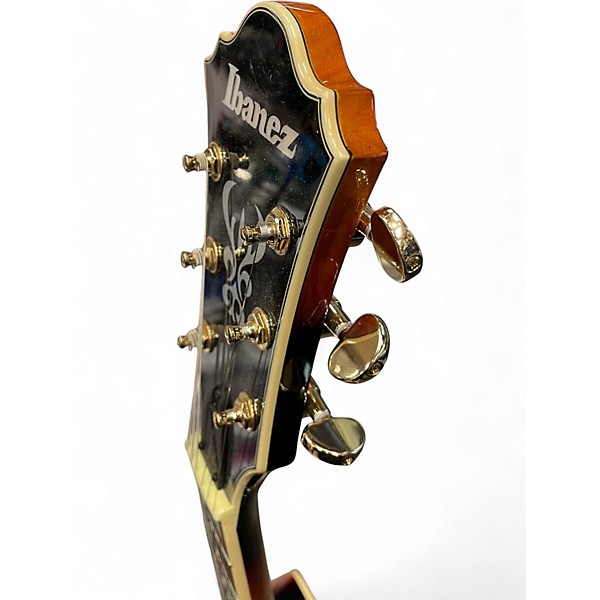 Used Ibanez AG75G 2 Color Sunburst Hollow Body Electric Guitar