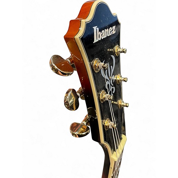 Used Ibanez AG75G 2 Color Sunburst Hollow Body Electric Guitar