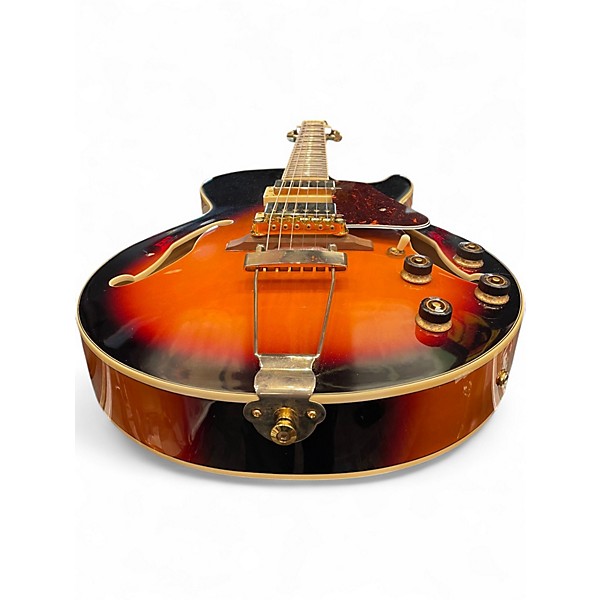 Used Ibanez AG75G 2 Color Sunburst Hollow Body Electric Guitar