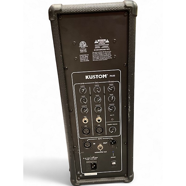 Used Kustom PA50 Powered Speaker