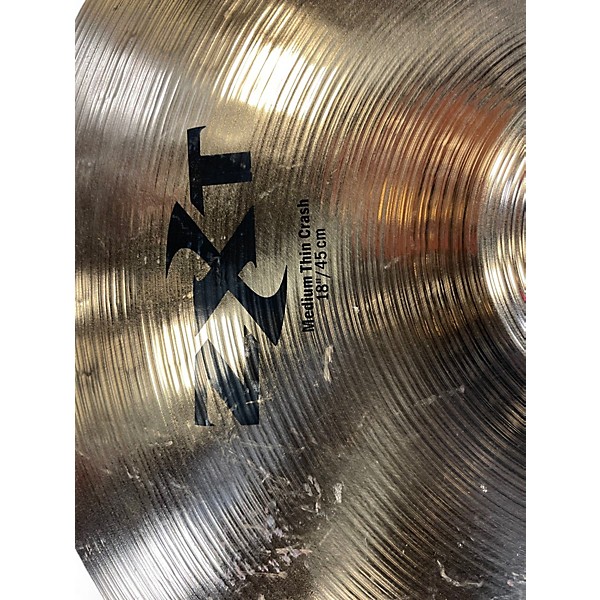 Used Zildjian 18in ZXT Medium Thin Crash Cymbal