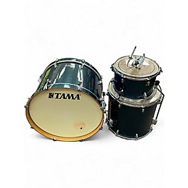Used TAMA 3 Piece Superstar Classic Blue Drum Kit