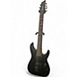 Used Schecter Guitar Research Damien 7 String Black Solid Body Electric Guitar thumbnail