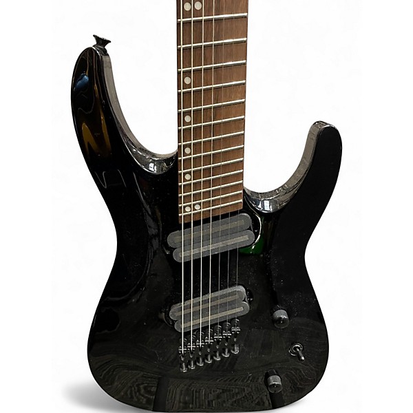 Used Jackson Soloist Fan Fret 7 Black Solid Body Electric Guitar