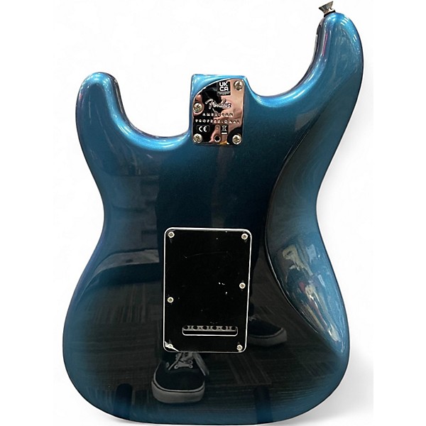 Used Fender American Professional II Stratocaster Blue to Black Fade Solid Body Electric Guitar
