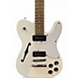 Used Fender JA90 Jim Adkins Thinline Telecaster Arctic White Hollow Body Electric Guitar